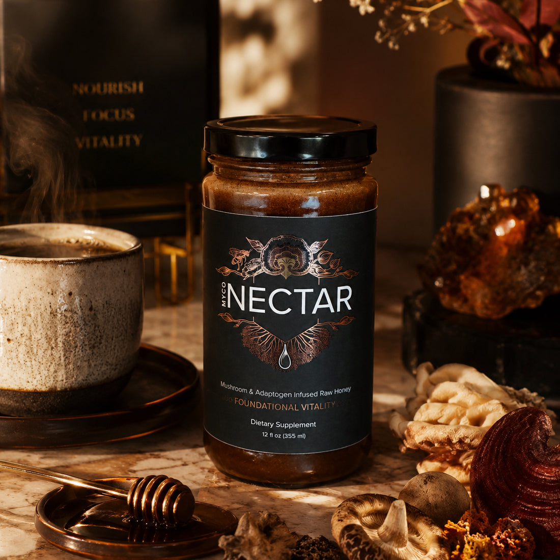 MycoNectar 12 ounce jar